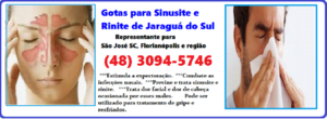 Gotinhas para Sinusite e Rinite de Jaraguá do Sul SC Tratamento também em São José SC, Florianópolis e região