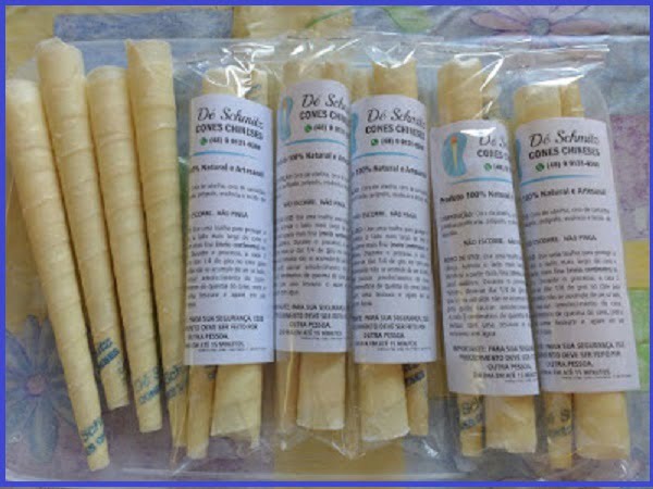 Cone Chinês para Limpeza dos Ouvidos - Fabricação artesanal, Venda e Aplicação em São José,SC 2 - Dé Schmitz: Cone Chinês e Limpeza de Ouvidos ENDA DE CONE CHINÊS, CONE HINDU, VELA HOPI, CANUDO DE CERA - ENVIO PELO CORREIO - CONSULTE NOS PREÇOS PELO TELEFONE (48) 3094-5746 - WHATSAPP (48) 99131-9240.